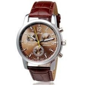 Beautyvan,Luxury Fashion Faux Leather Mens Quartz